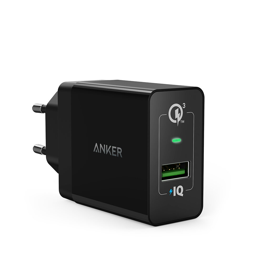 PowerPort+1 - 18W USB-A BLK PowerPort+1 - 18W USB-A EU BLK