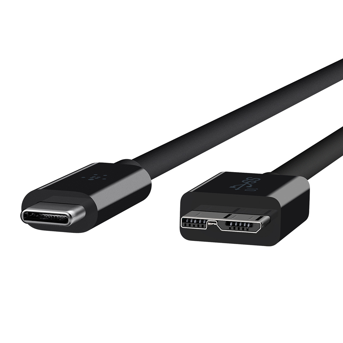 CBL USB 3,1 TYP C VERS B MICRO F2CU031BT1M-BLK