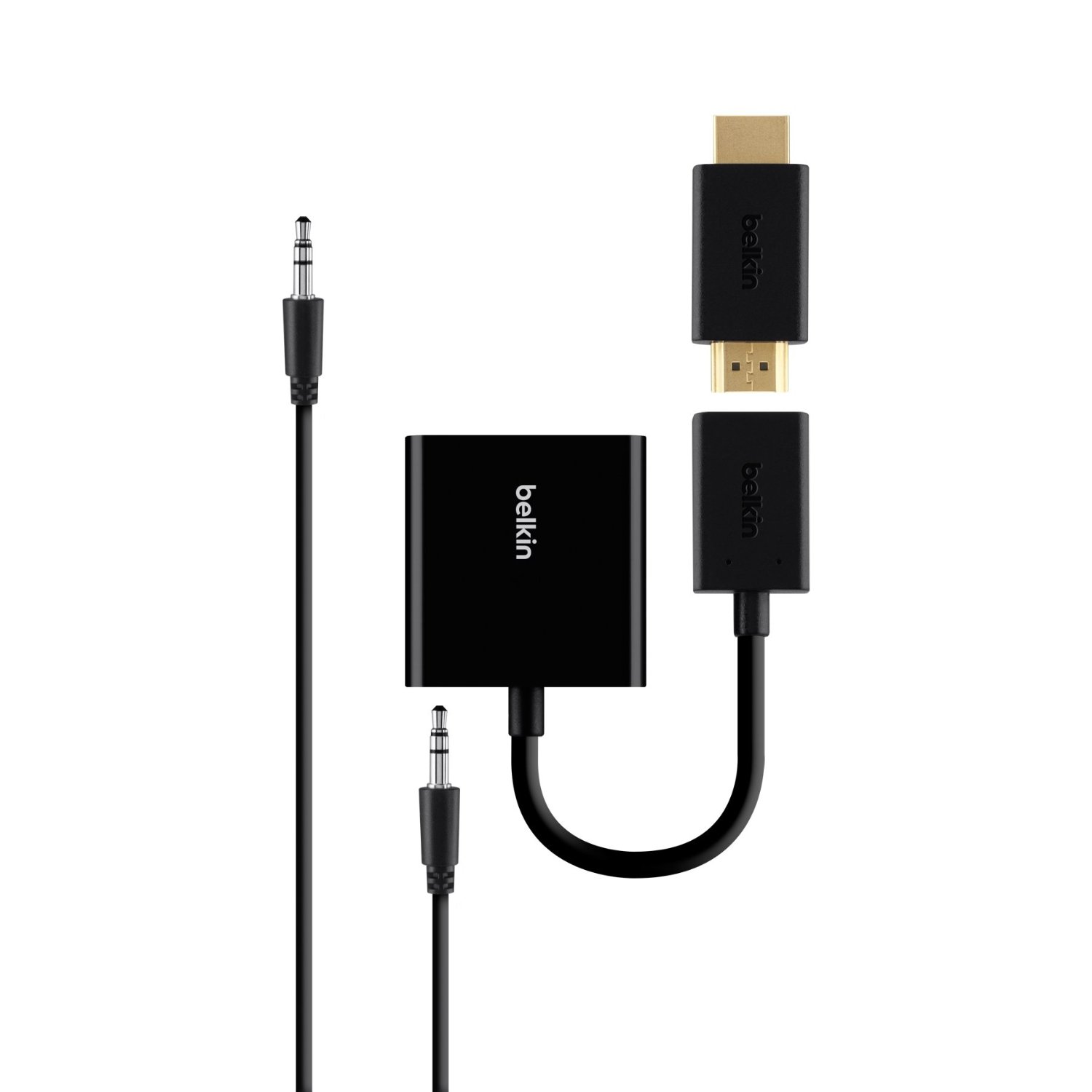 HDMI TO VGA ADAPTOR WITH ADAPT B2B137-BLK