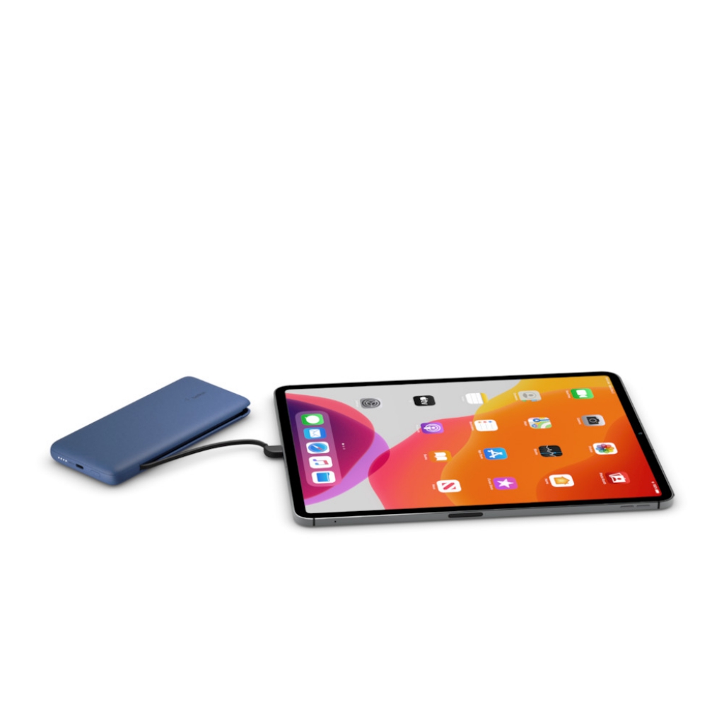 Batterie externe (PowerBank) avec 2 connecteurs de sortie BoostCharge Plus - Bleu nuit - Image 3