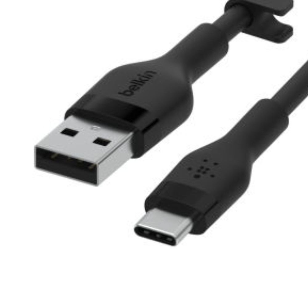Cbl Silicone USB-A etC 1M noir Belkin Cbl Silicone USB-A USB- - Image 2
