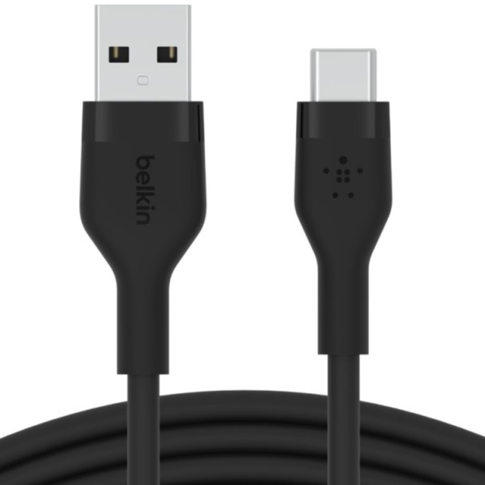 Cbl Silicone USB-A etC 2M noir Belkin Cbl Silicone USB-A USB- - Image 2