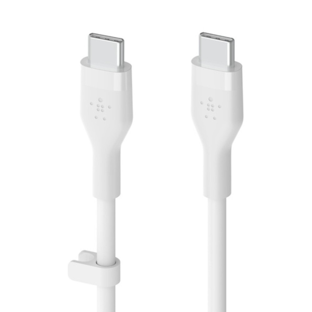 Câble USB-C / USB-C Flex - Blanc (2m, jusqu'à 60W) - Image 2