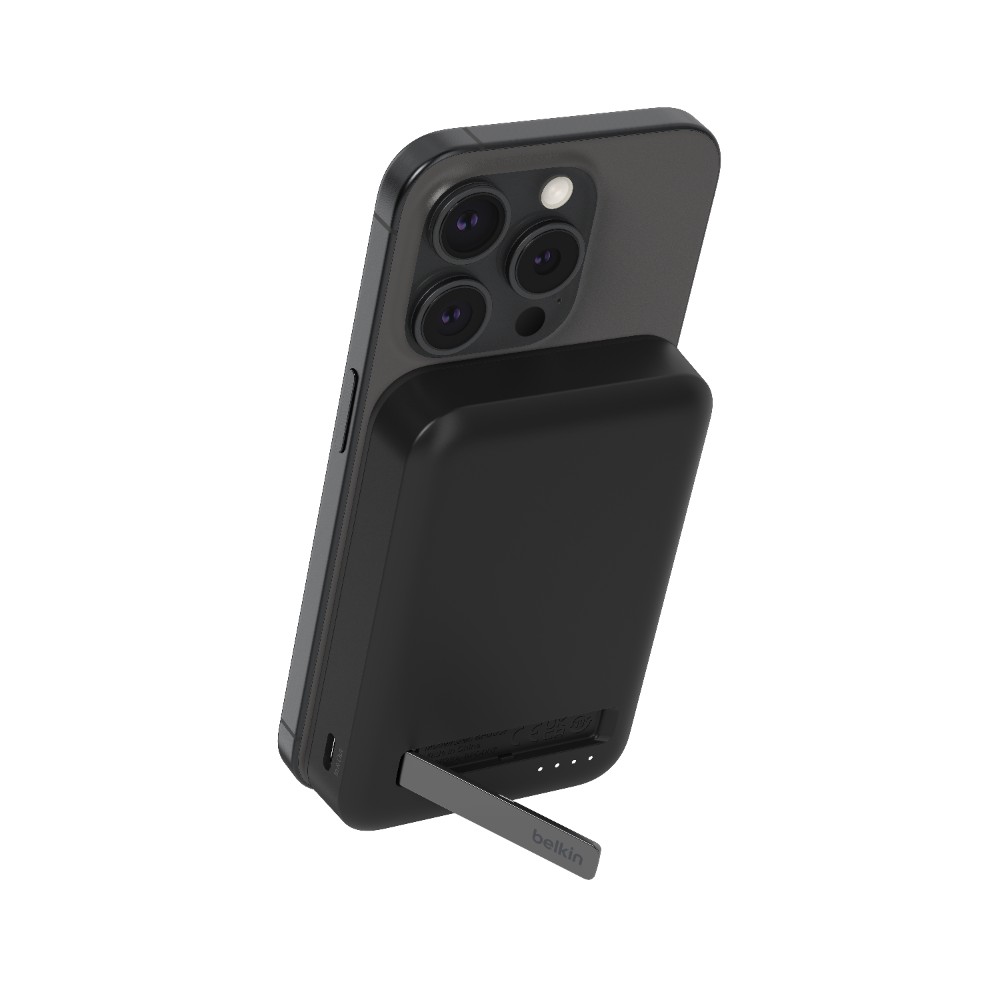 Batterie externe magnétique 8K, Qi2, 15W, noir - Image 2