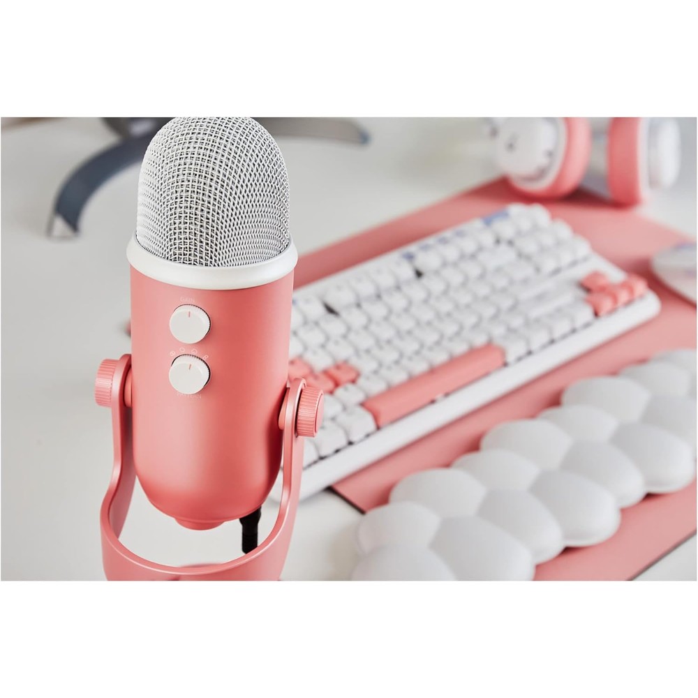 BLUE YETI USB MIC SWEET PINK MICROPHONE GAMING - Image 3