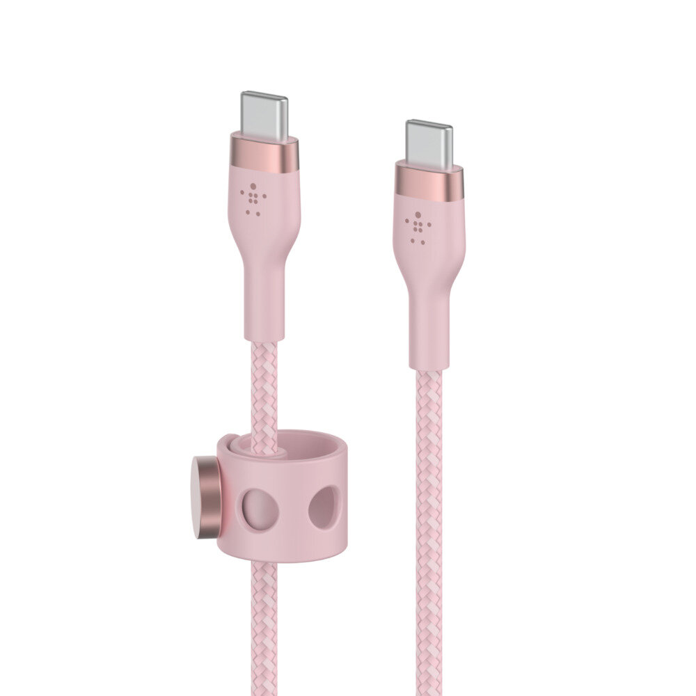Cbl Si tressé USB-C X2 1M blc Belkin Cbl Silicone tressé US - Image 4