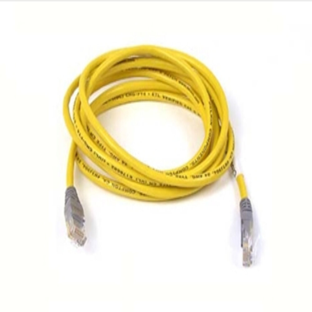 CABLE CAT5E UTP GRY YLW CROSSOVER MLD 3M RJ45M M - Image 3