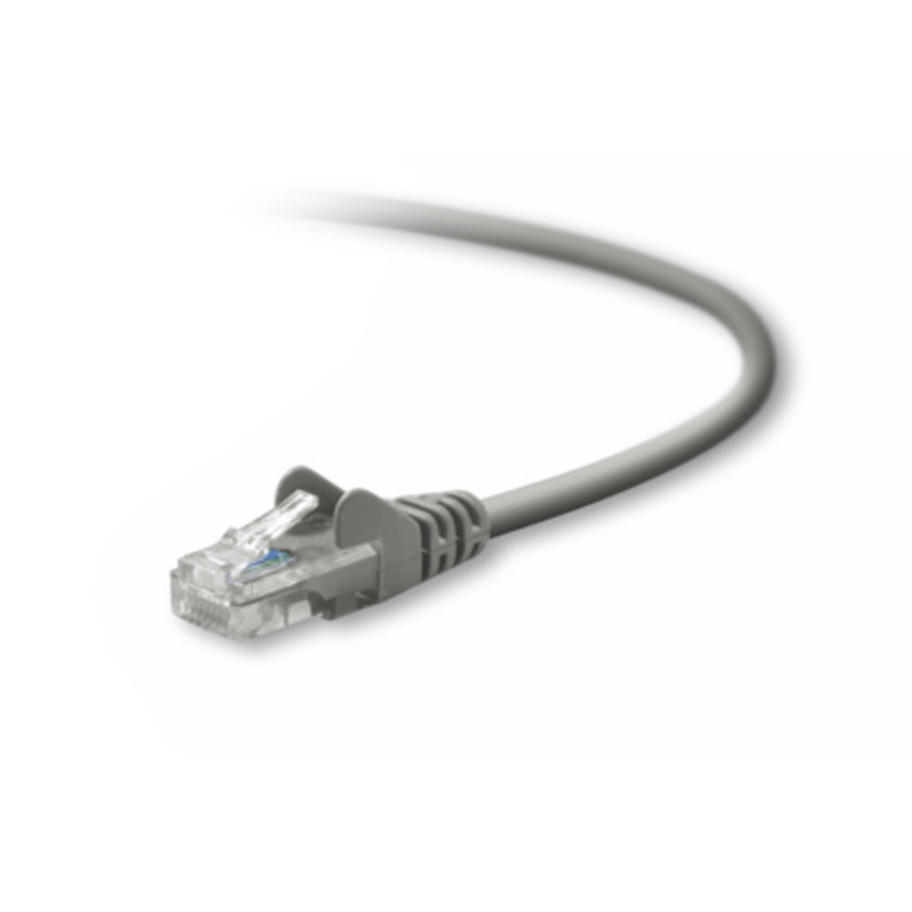 CABLE CROISé RJ45 Jaune/Gris UTP CAT5 MALE/MALE 3M - Image 3