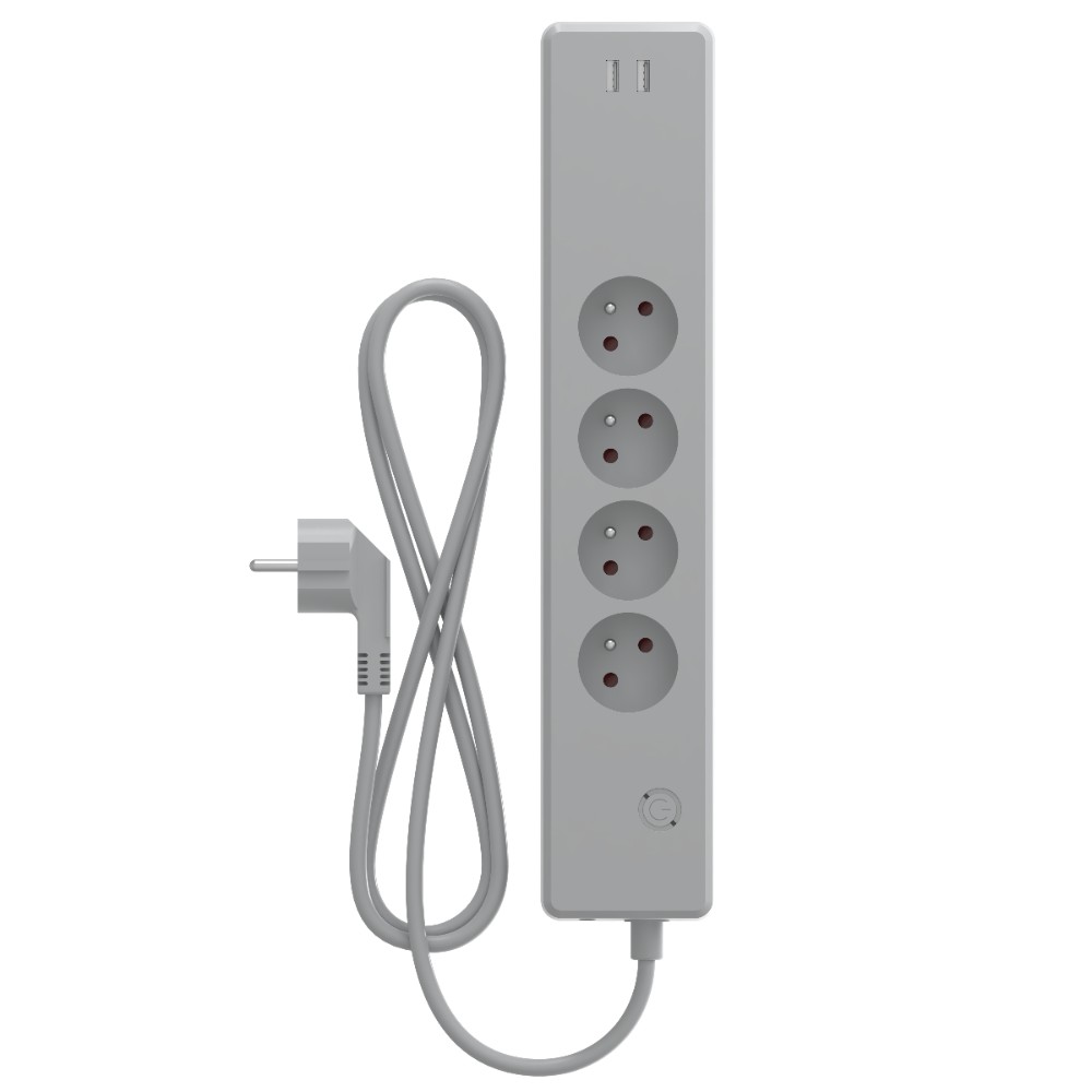 MULTIPRISE 4 ENTRÉES + 2 USB - Image 2