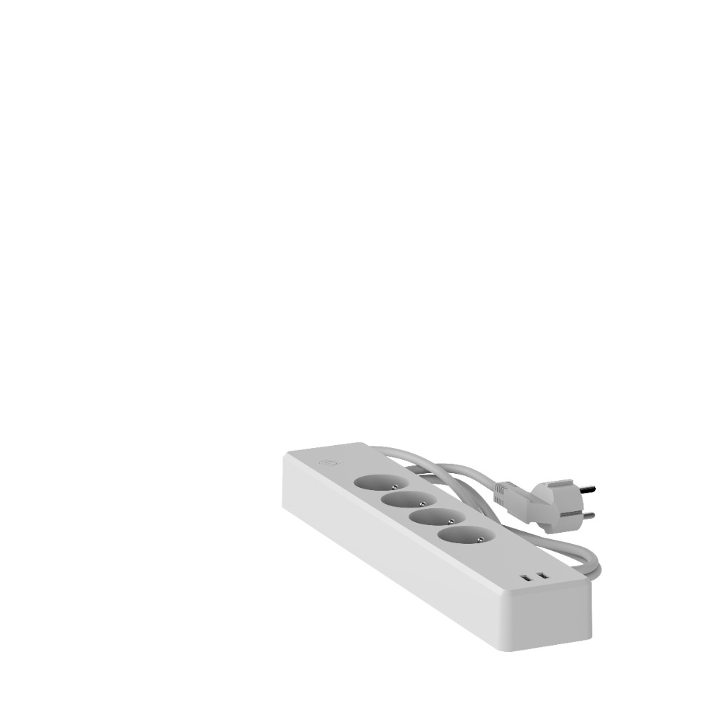 MULTIPRISE 4 ENTRÉES + 2 USB - Image 3