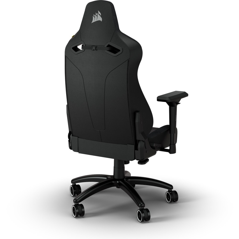 TC200 LEATHERETTE FIT BLACK CHAISE GAMING - Image 4