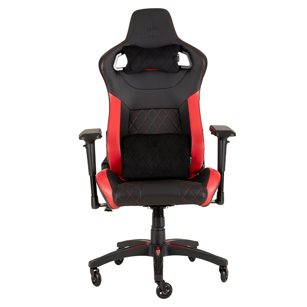 T1 BLACK - RED CHAISE GAMING