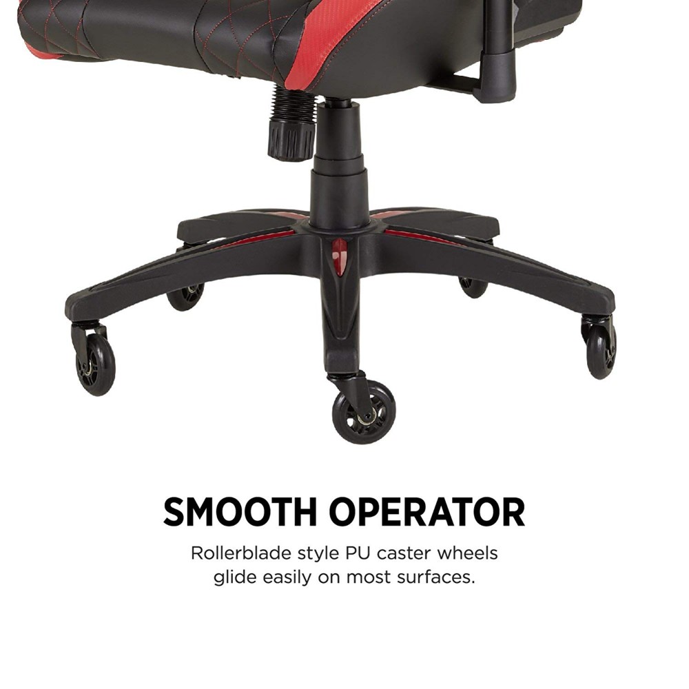 T1 BLACK - RED CHAISE GAMING - Image 4