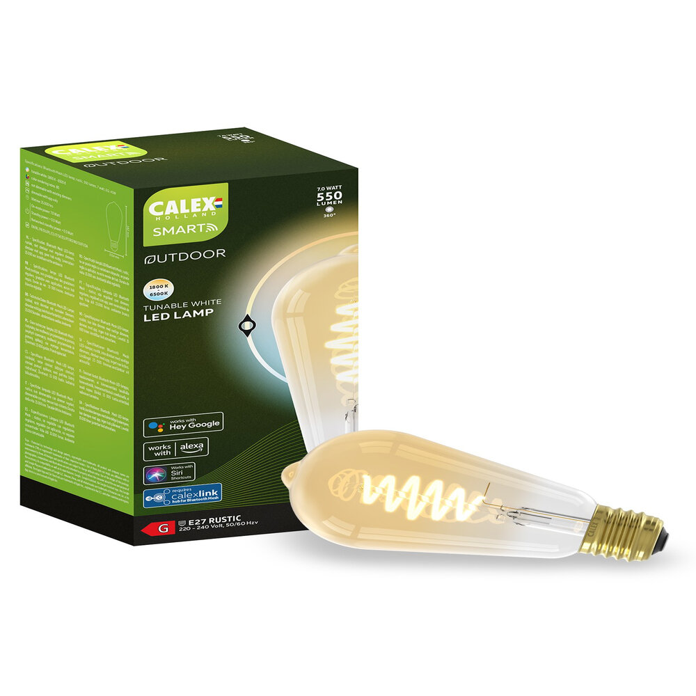 Mesh Rustic ST64 Gold Flex 220-240V 7W 550lm 1800-6500K - Image 4