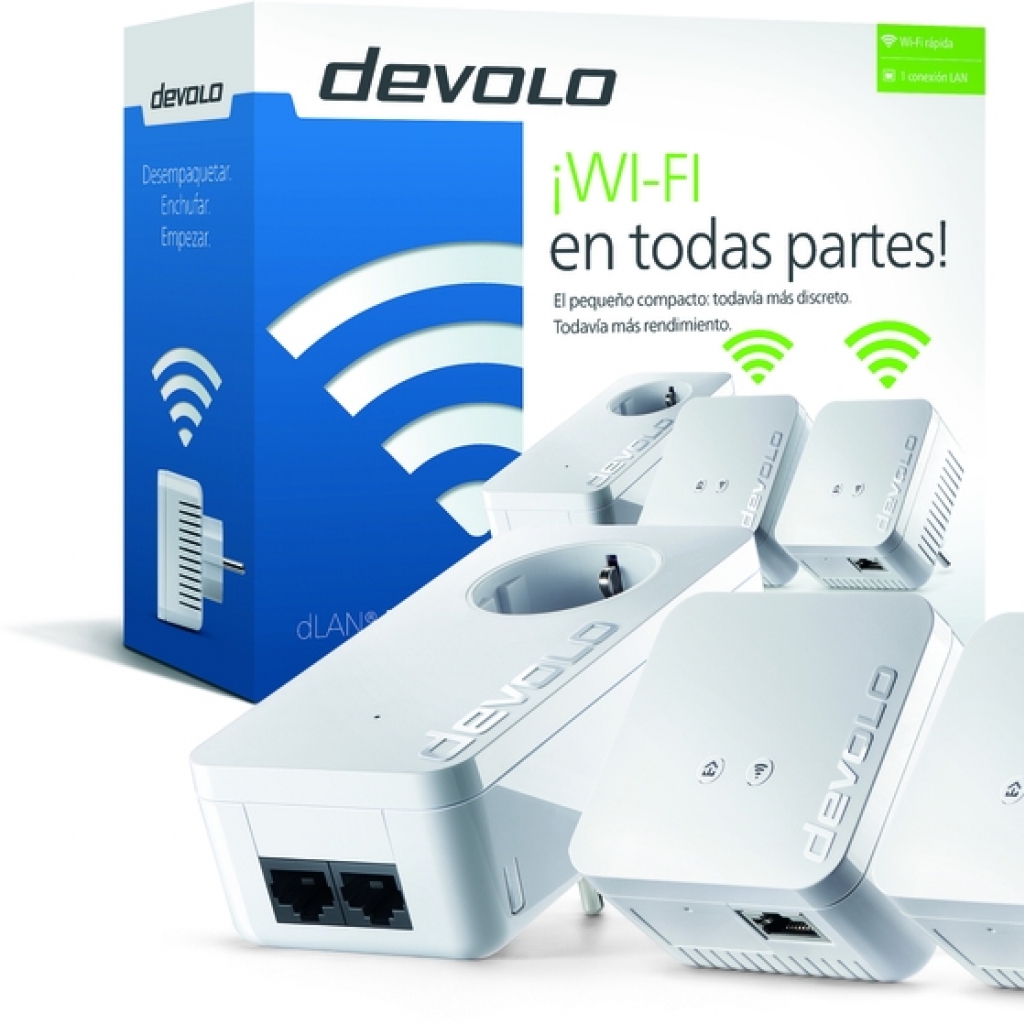 dLAN 550 WiFi - KIT(X3)- Blanc CPL Network Kit (x3) - Image 2