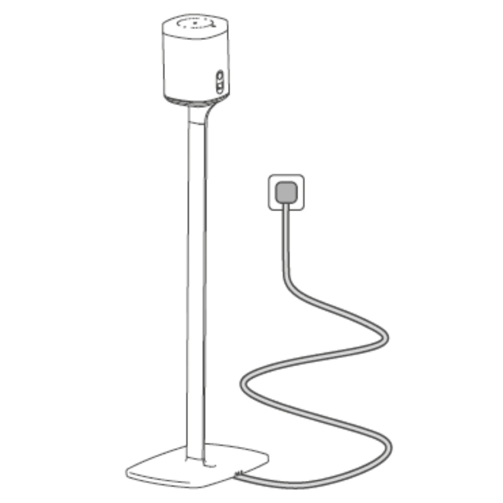 CABLE ALIM ONE P1 5M - Blanc Cable alimentation 5M - Image 2