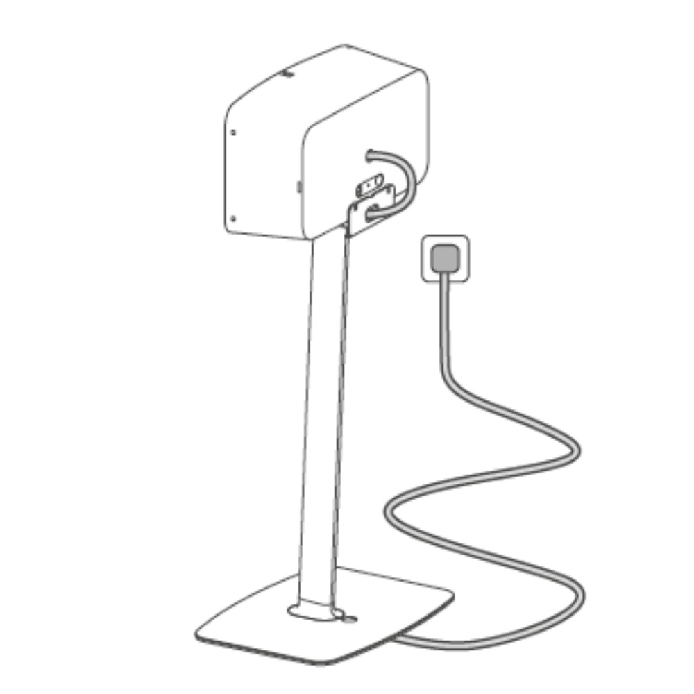 CABLE ALIM MULTI 5M - Blanc Cable alimentation 5M - Image 2