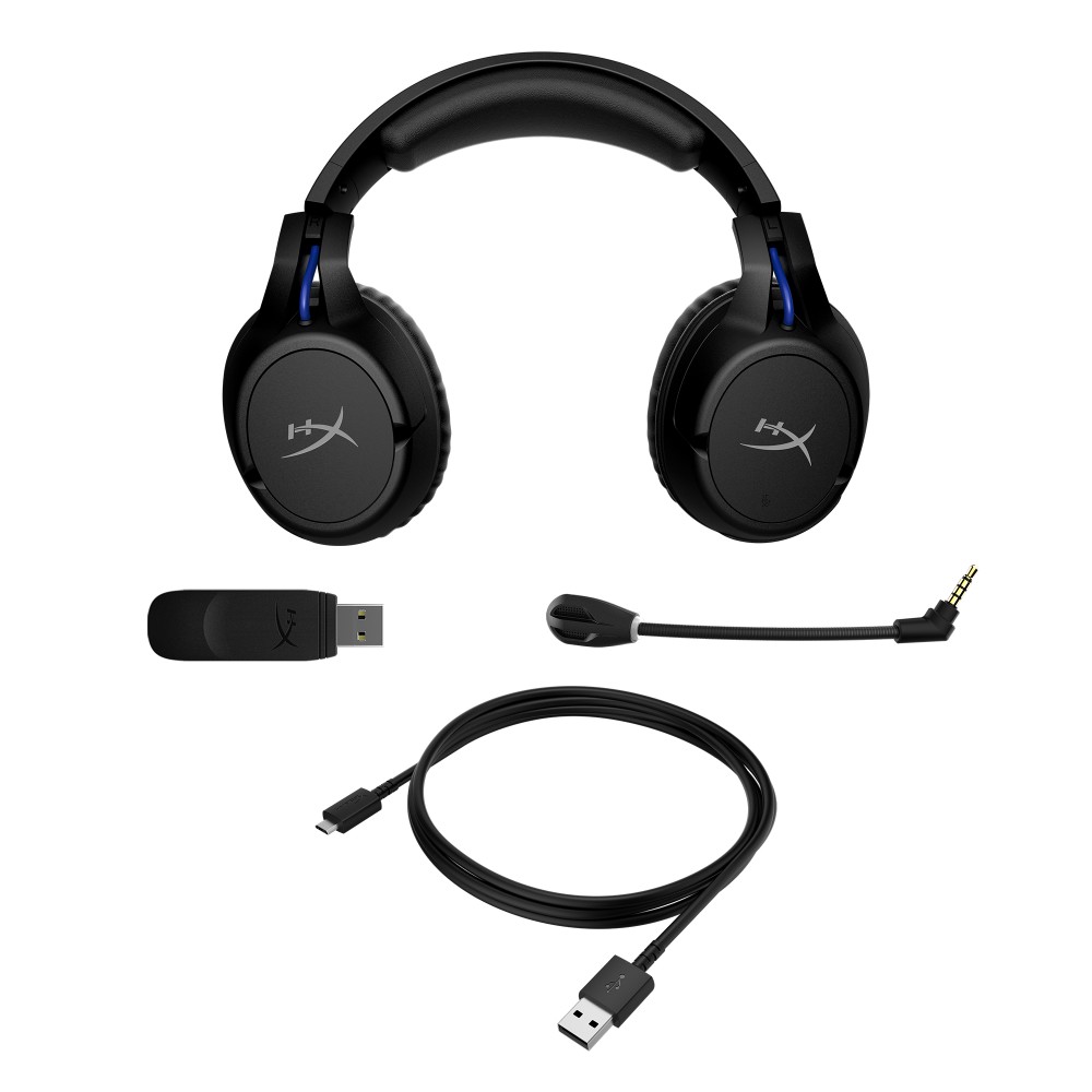 Micro-casque gaming sans fil Cloud Flight pour PS4 / PS5 - Noir & Bleu - Image 4