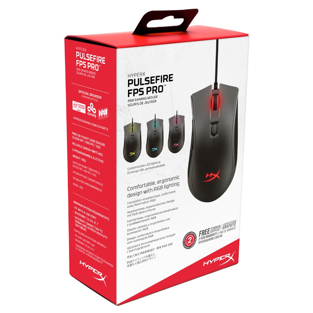 Souris optique filaire à 6 boutons Pulsefire FPS Pro - Noir - Image 2