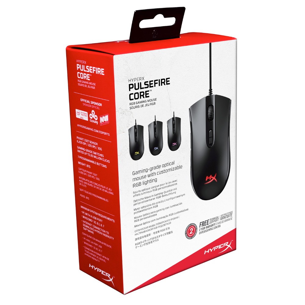 Souris optique gaming Pulsefire Core - Noir - Image 2