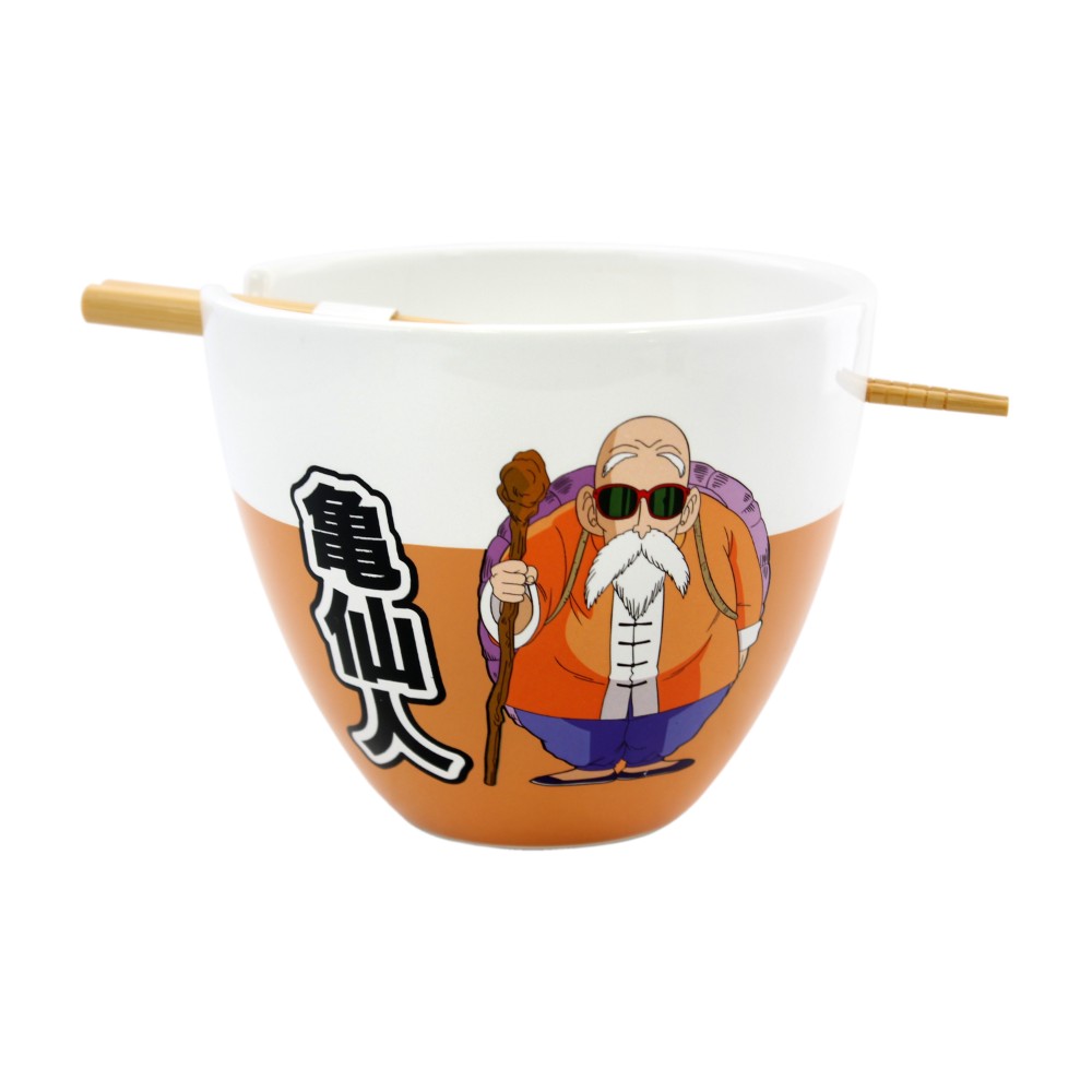 DRAGON BALL Z Ramen Bowl Roshi with Chopstick 470ml - Image 2