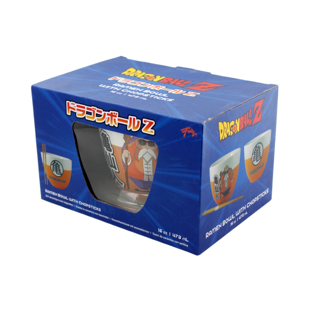 DRAGON BALL Z Ramen Bowl Roshi with Chopstick 470ml - Image 4
