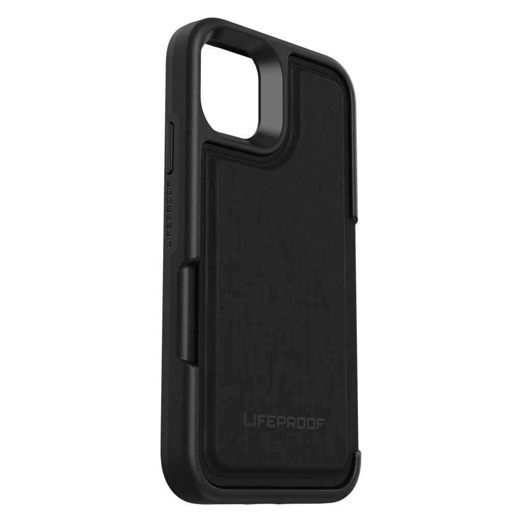 WALLET CASE IPHONE 11 NOIR coque renforcée 2 emplacements