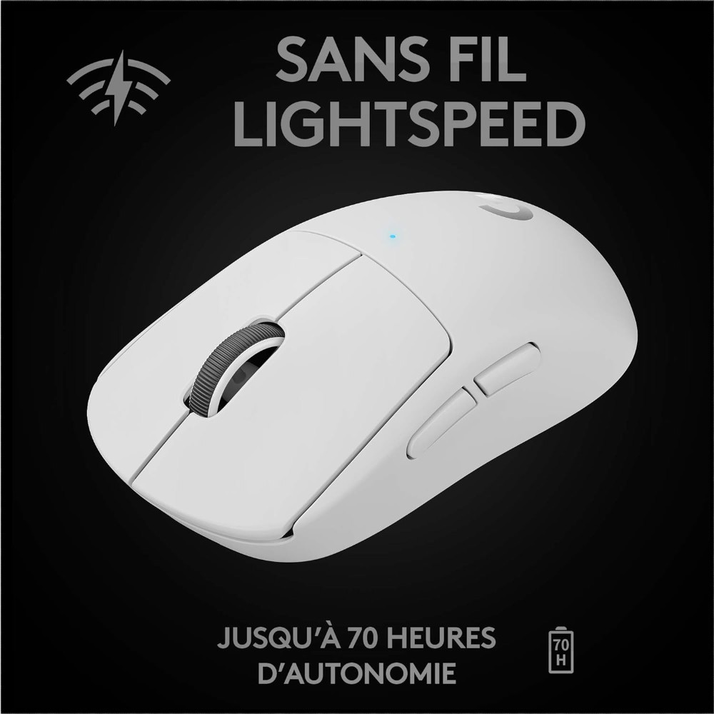 PRO X SUPERLIGHT WHITE SOURIS GAMING - Image 3
