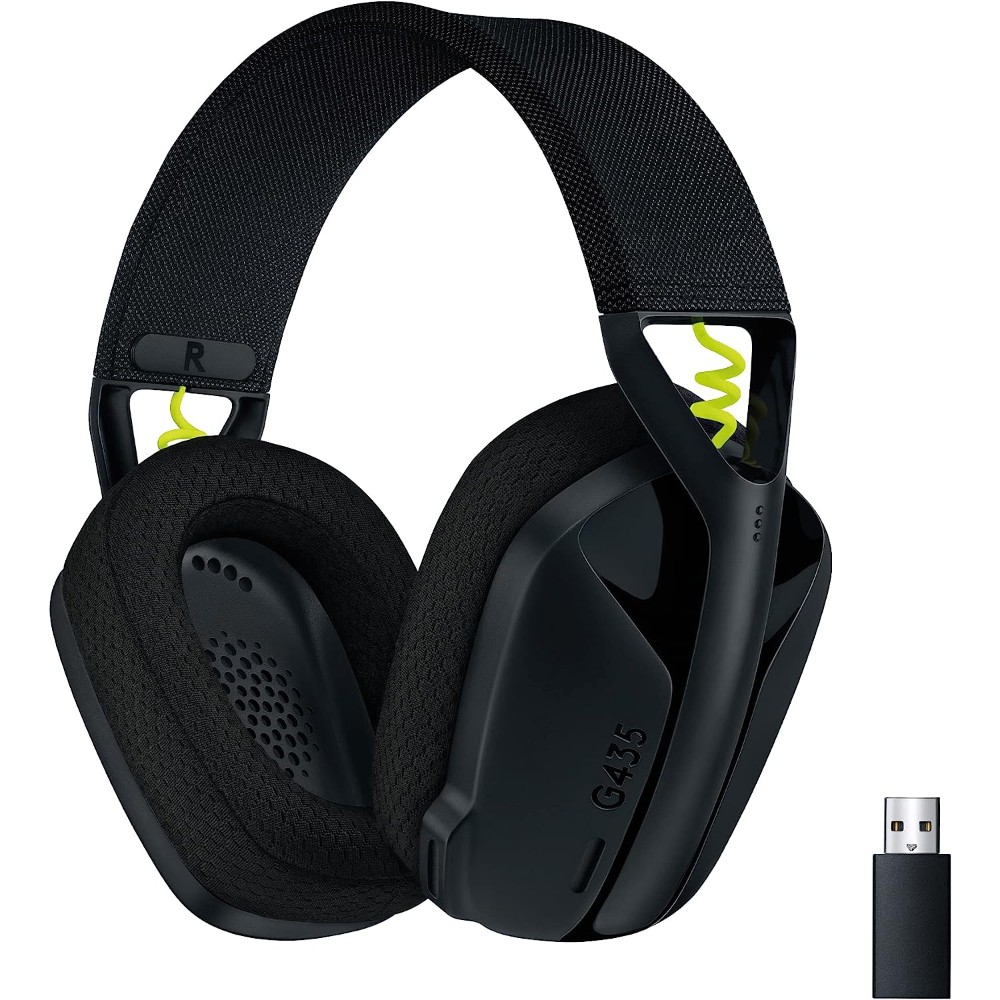G435 LIGHTSPEED WIRELESS BLACK CASQUE GAMING