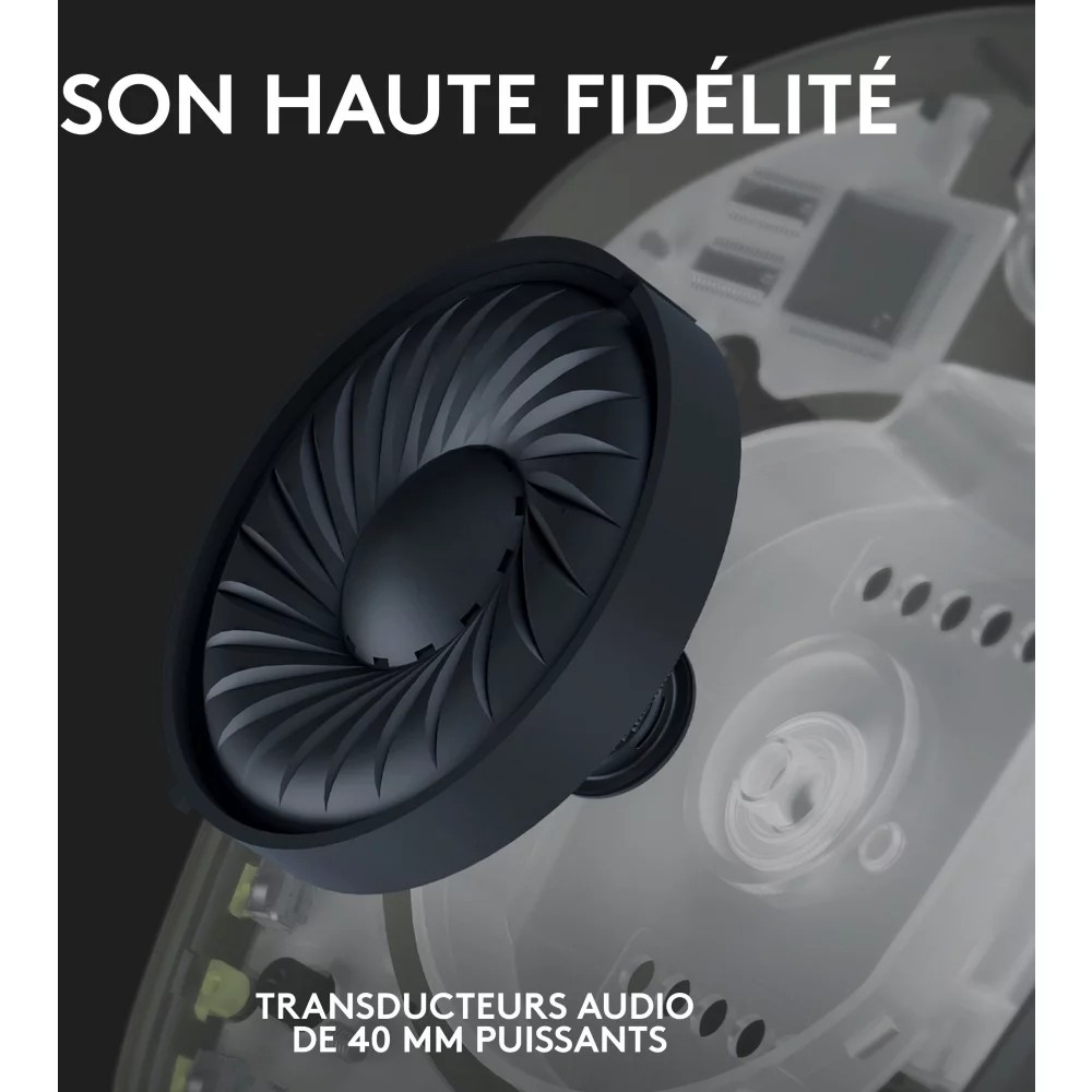 G435 LIGHTSPEED WIRELESS BLUE CASQUE GAMING - Image 3