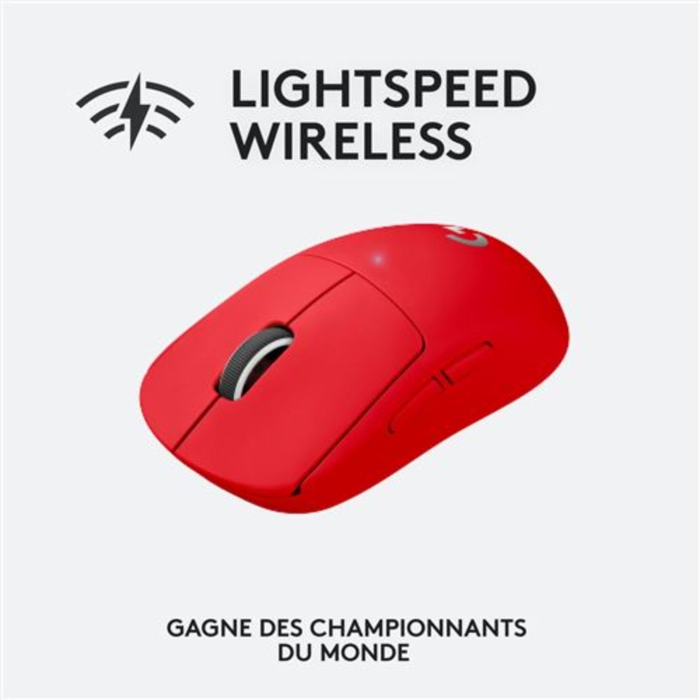 PRO X SUPERLIGHT WIRELESS RED SOURIS GAMING - Image 4