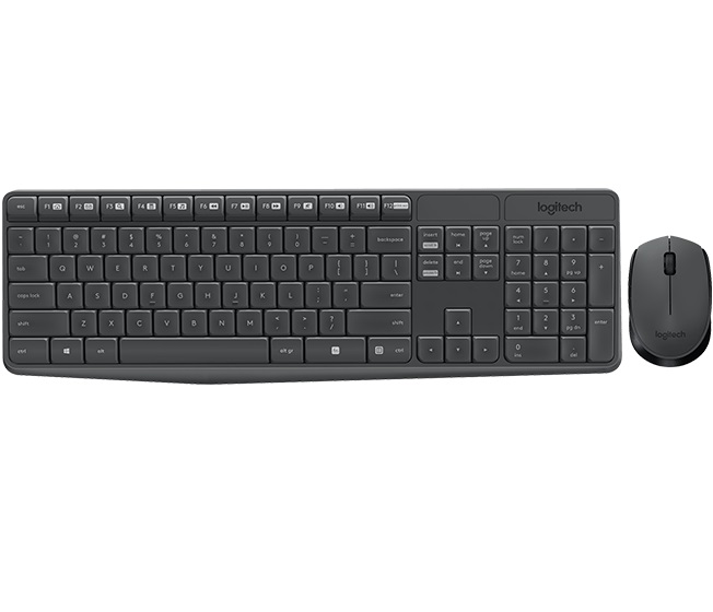 MK235 Gris Pack clavier souris