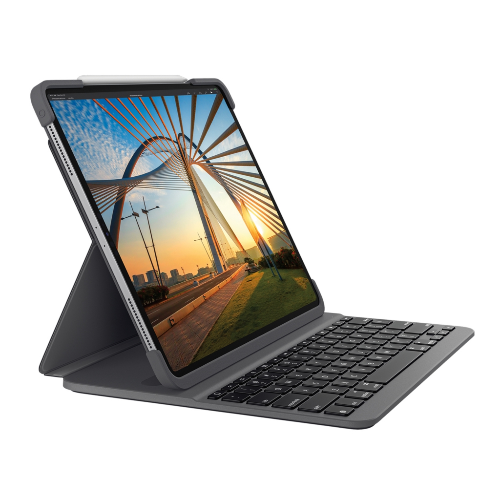 SLIM FOLIO IPAD PRO 13 Graphit Clavier pour tablette