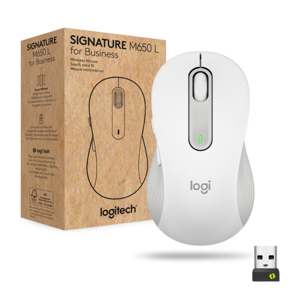 M650 For Business - White Souris sans fil M650 BtoB
