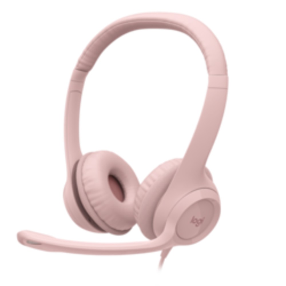 H390 USB Computer Headset Rose Casque micro USB - Image 3