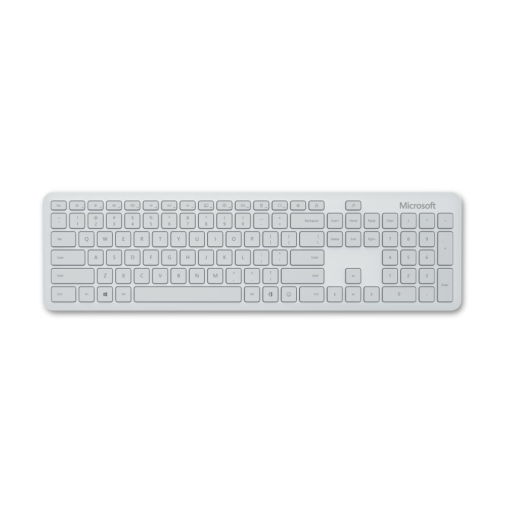 BLUETOOTH DESKTOP Blanc Glacie clavier+souris - Image 3