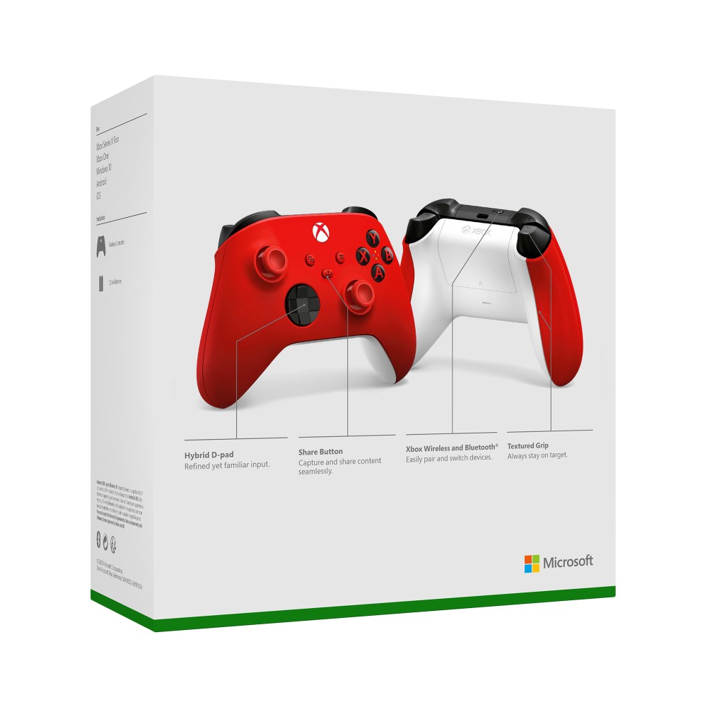 Manette de jeu Xbox sans fil Pulse - Rouge - Image 4
