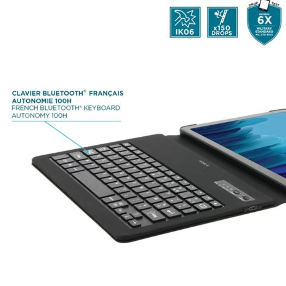 Origine Case for Galaxy Tab A9 with French Bluetooth Keyboard - Image 3