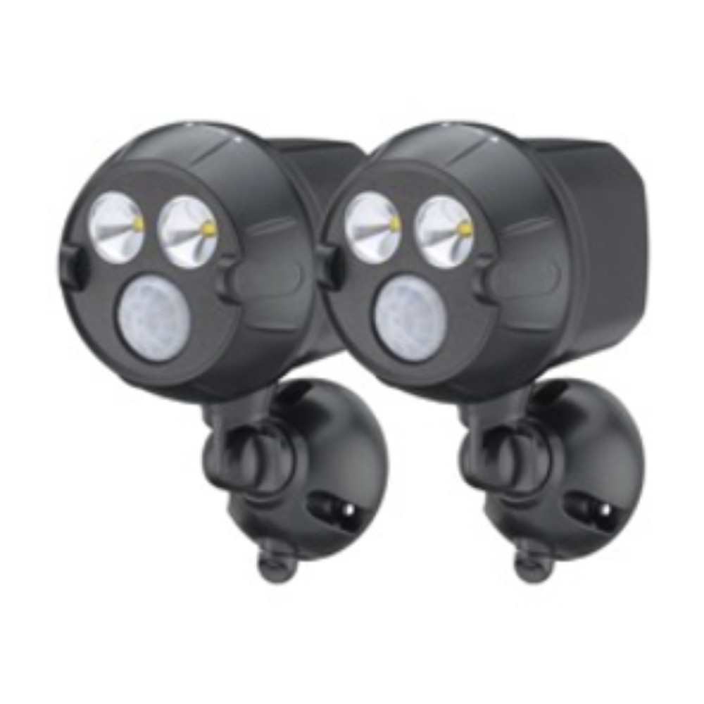 Projecteur LED 450 lumens - x2 projecteur LED noir