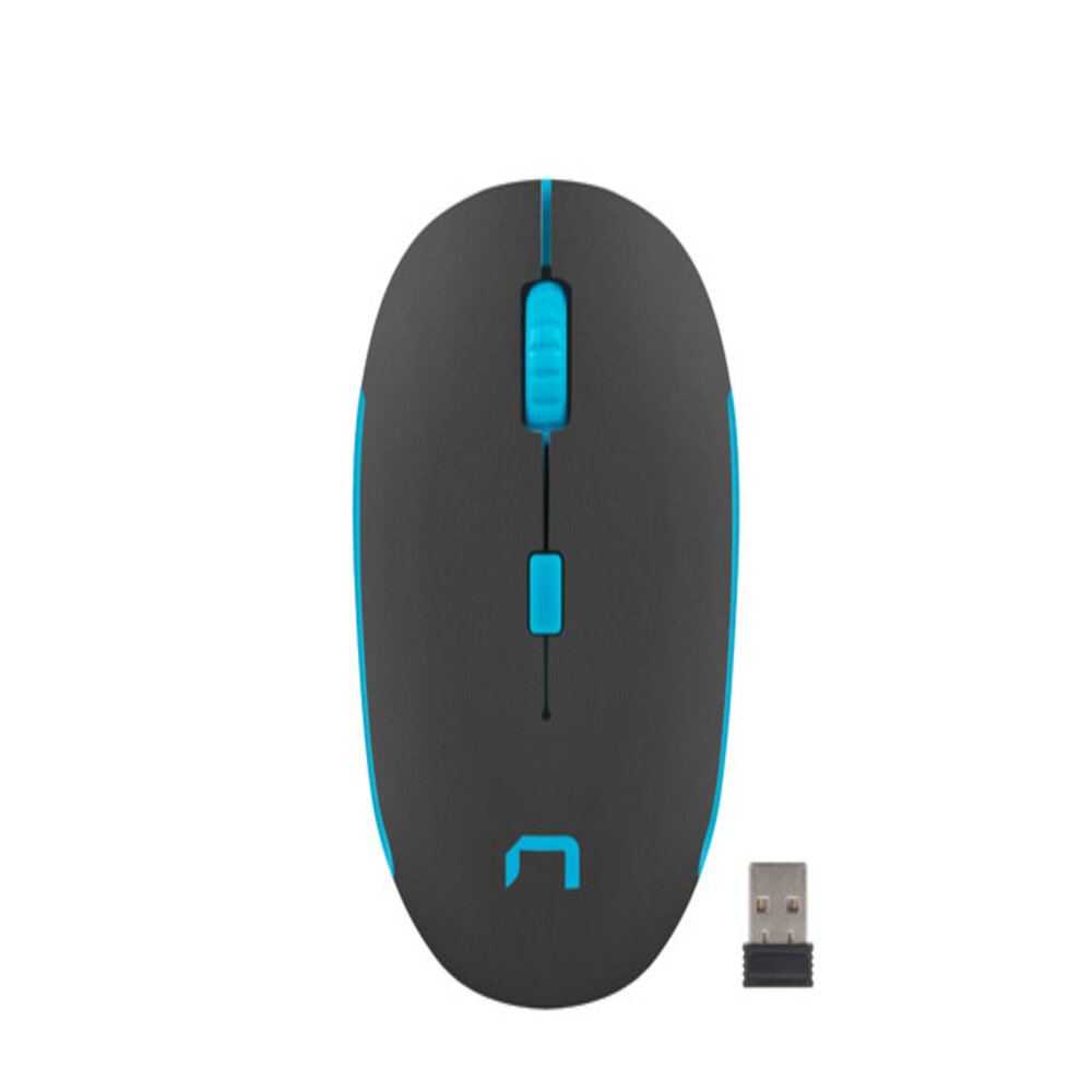 Souris ss fil MARTIN Noir-Bleu Souris ss fil Noir-Bleu 1600dp - Image 2