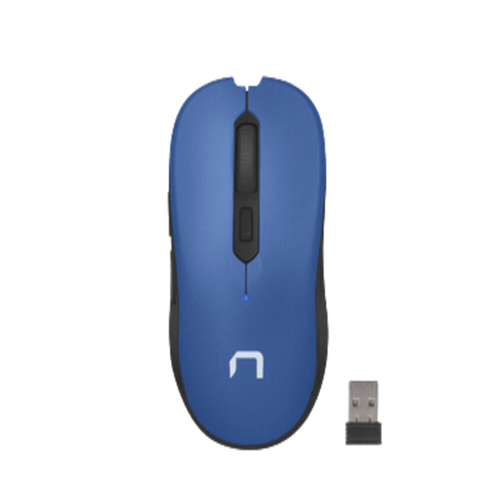 Souris ss fil TOUCAN Bleu Souris ss fil Noir-Gris 1600dp - Image 2