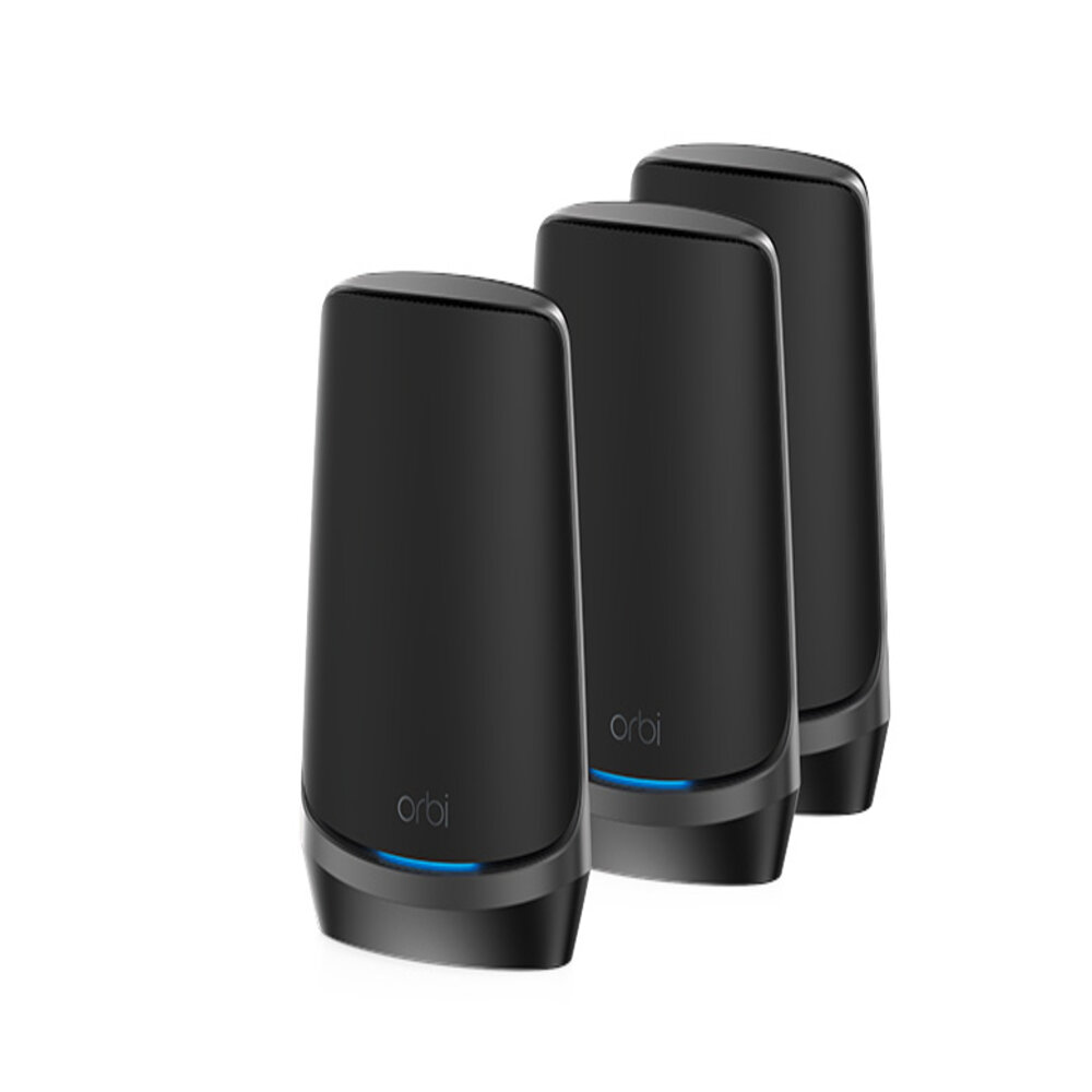 Système Wi-Fi Mesh 6E (routeur + 2 rallonges) Orbi (jusqu'à 6500 pieds carrés, Multi-bande - Image 2