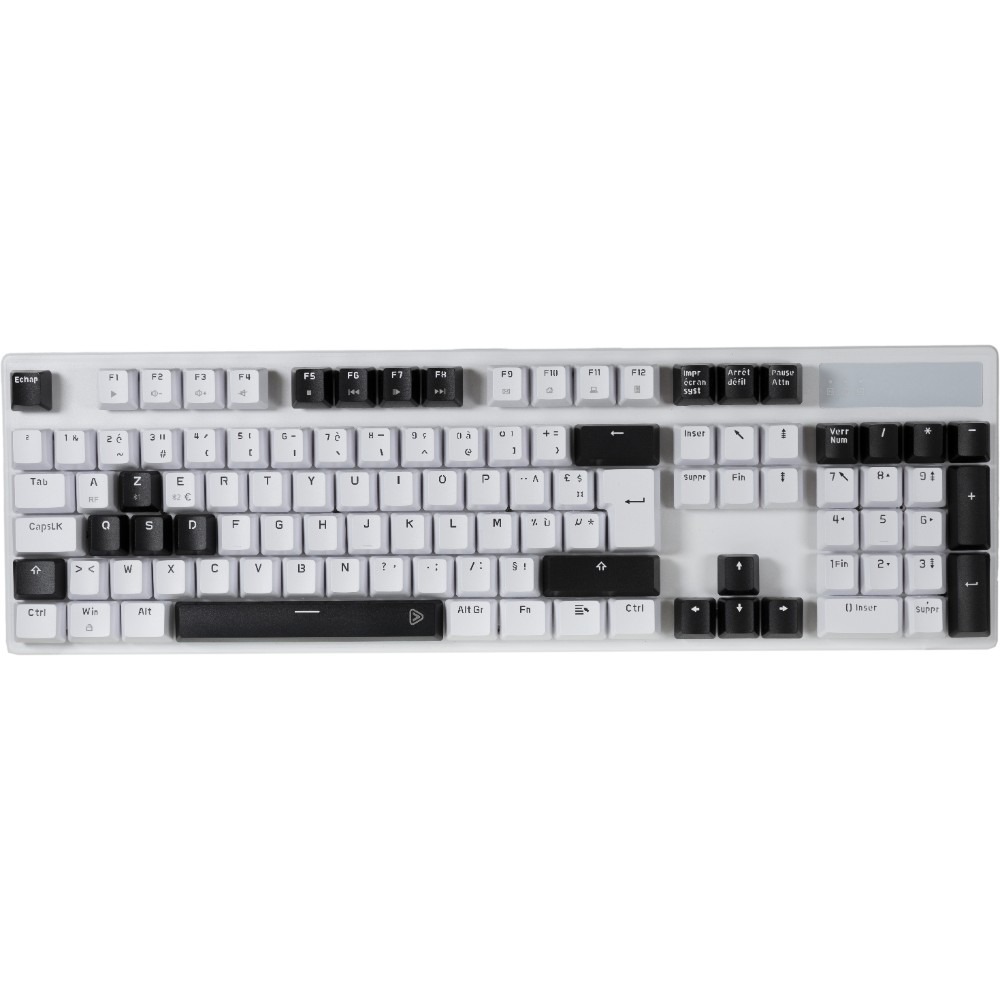 Clavier gaming mécanique sans fil CA-350 Yang - Blanc