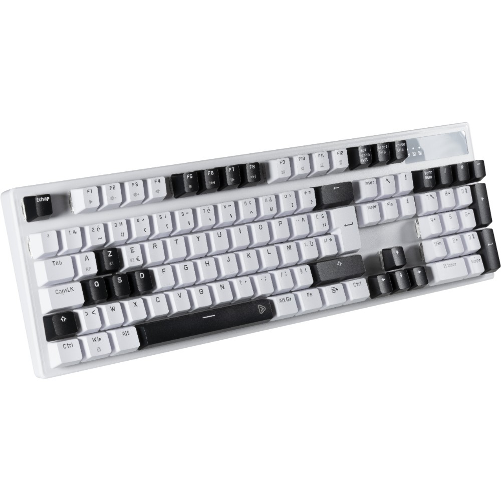 Clavier gaming mécanique sans fil CA-350 Yang - Blanc - Image 2