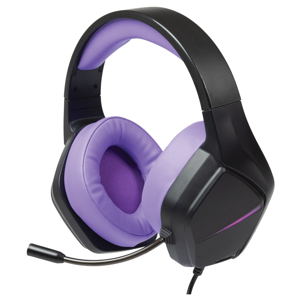 Casque-micro gaming CM-30 pour PC / PS4 / PS5 / Xbox / Nintendo Switch - Noir & Violet