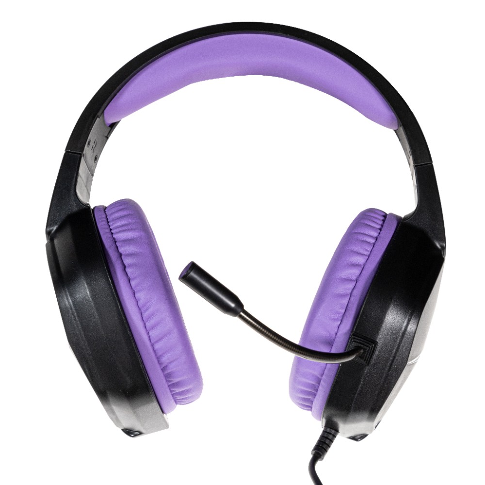 Casque-micro gaming CM-30 pour PC / PS4 / PS5 / Xbox / Nintendo Switch - Noir & Violet - Image 2