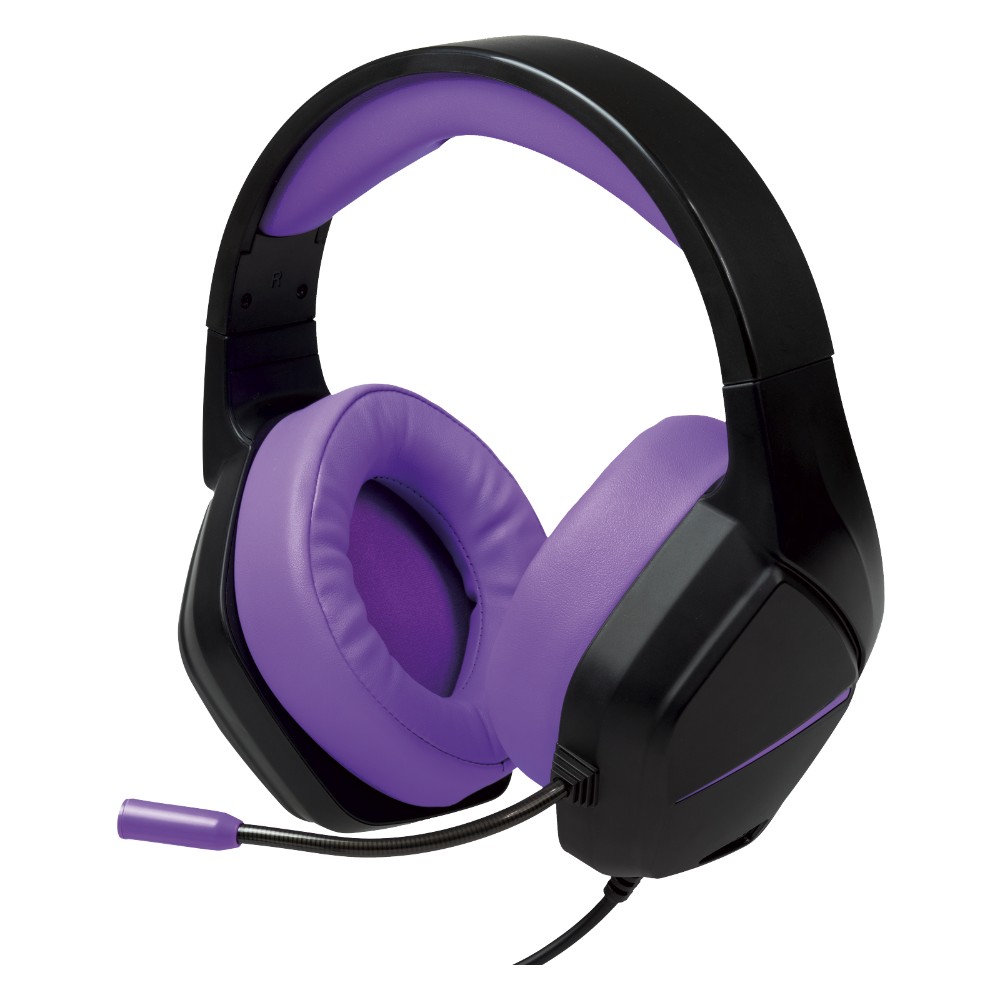 Casque-micro gaming CM-5 pour PC / PS4 / PS5 / Xbox / Nintendo Switch - Noir & Violet