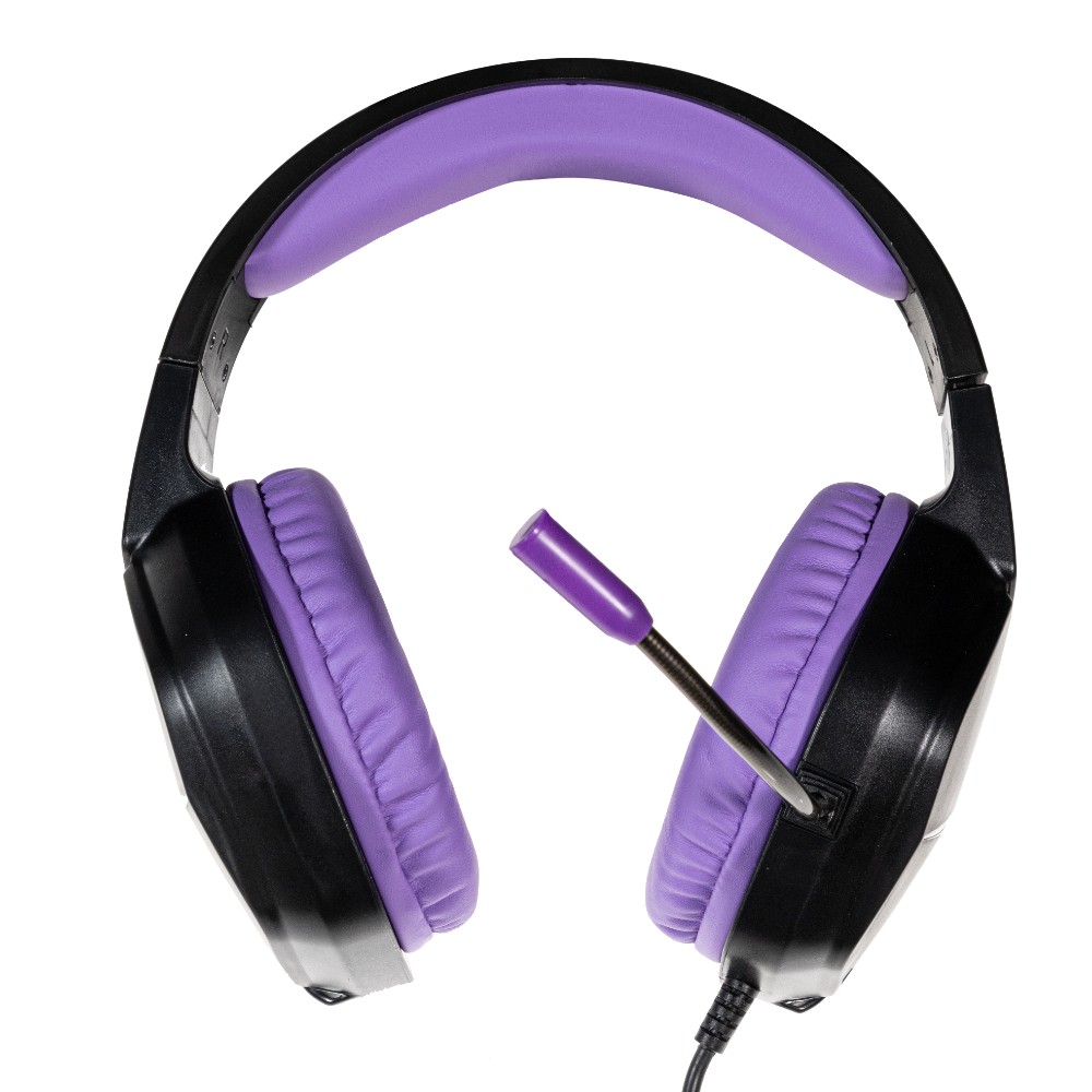 Casque-micro gaming CM-5 pour PC / PS4 / PS5 / Xbox / Nintendo Switch - Noir & Violet - Image 2