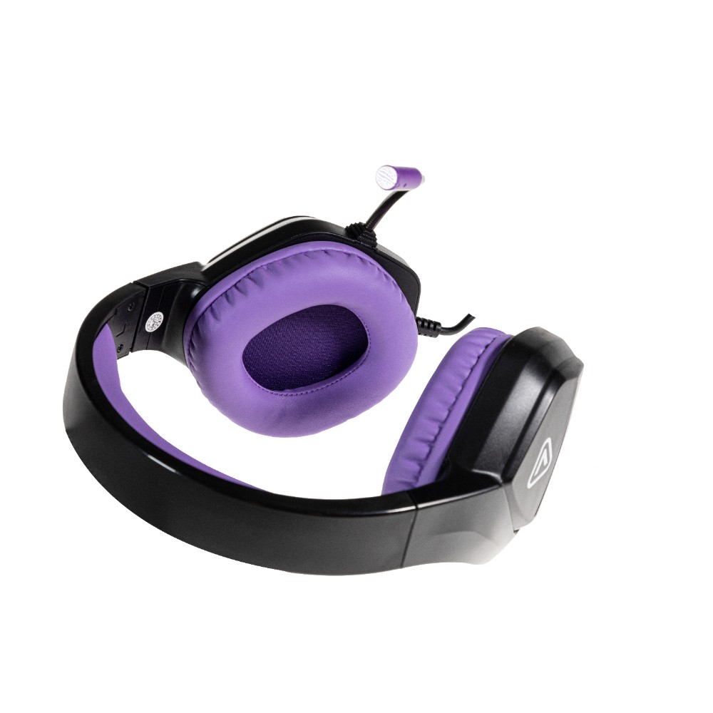 Casque-micro gaming CM-5 pour PC / PS4 / PS5 / Xbox / Nintendo Switch - Noir & Violet - Image 3