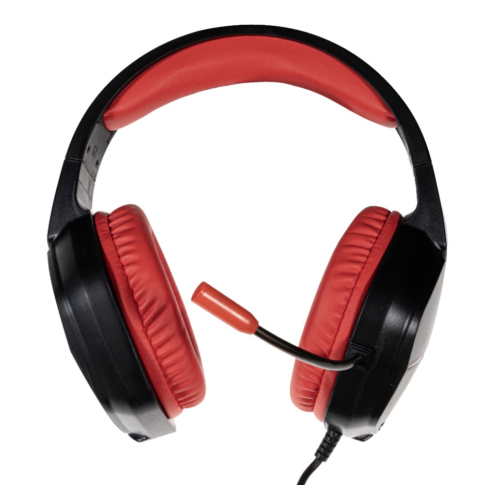 Casque-micro gaming CM-5 pour Nintendo Switch - Noir & Rouge - Image 2